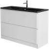 Тумба под раковину Belbagno Albano ALBANO-1200-2C-PIA-BL 120x45x81 Bianco Lucido напольная с двумя выкатными ящиками фото 4