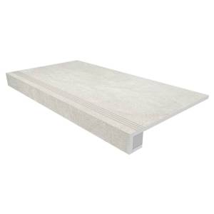 Ступень Ametis by Estima Spectrum 39136 Set/Steptrade/SR00_NS/33x120/Riser/SR00_NS/14,5x120 неполированная с бортиком 33x120 + Подступенок 14.5x120