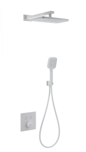 Душевой комплект Wonzon & Woghand WW-D2017-B-MW с термостатом, белый