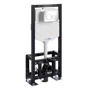 Система инсталляции для унитазов Wasserkraft Dill 61TLT.010.ME.CH02 клавиша хром