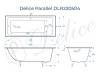 Чугунная ванна Delice Parallel 160x70 с ножками фото 8