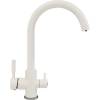 Смеситель для кухни Polygran Элара Дуо 660731 белый хлопок