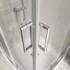 Душевой уголок Belbagno LUCE-A-2-90-C-Cr профиль хром, стекло прозрачное, 90x90x195 фото 2