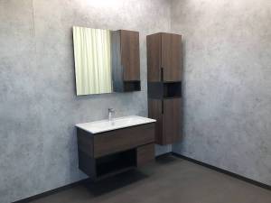 Мебель для ванной Comforty Франкфурт-90 дуб шоколадный