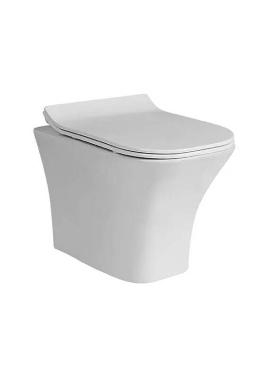 Унитаз подвесной Cerutti Spa Vettore Aria 7190 безободковый, с микролифтом