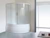 Шторка на ванну Royal Bath Alpine RB 140ALP-T 140 см, прозрачное стекло фото 2