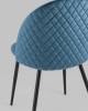Набор из 4 стульев Stool Group Lilly Lilly HLR-63 X4 сине-зеленый фото 7