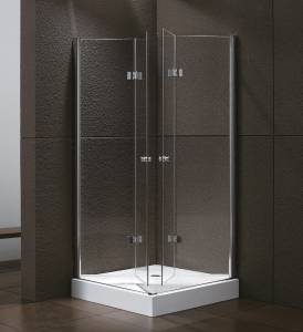 Душевой уголок Cezares ELENA-W-ASH-2-100/90-C-Cr профиль хром, стекло прозрачное, 100x90x195