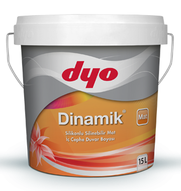Силиконовая краска для внутренних работ DYO Dinamik матовая 2.5 л