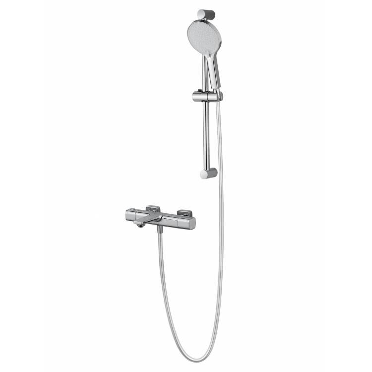 Смеситель для ванны Wonzon & Woghand WW-C2011-A-CR термостатический, с душевым гарнитуром, хром