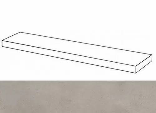 Ступень Italon Миллениум 620070001274 Iron угловая правая 33x120