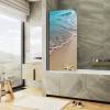 Шторка на ванну MaybahGlass MGV-928-ФП009-6 60x140, поворотная, стекло с рисунком 6 мм, профиль черный