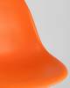 Стул Stool Group Eames Style DSW Y801-V SEAT orange DUAL оранжевый, разборный каркас фото 9