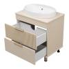 Тумба с раковиной Brevita Enfida 70 ENF-06070-0342Я 71x65 бежевый фото 4