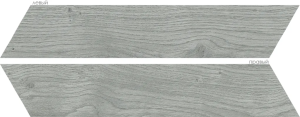 Керамогранит Oset Elegance Grey Chev (левый+правый) 40x8 Керамогранит Oset Elegance Grey Chev (левый+правый) 40x8