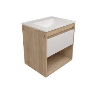 Фасад для тумбы Watersense Milana W00955 белый, 60 см