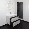 Тумба с раковиной Comforty Мадрид-80М2(Н) 00-00021782 серый шелк фото 5