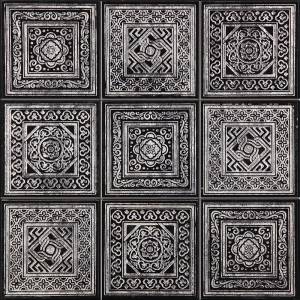 Мозаика Skalini Trafalgar TRG-3 Серо Черная 30x30