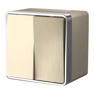 Выключатель двухклавишный влагозащищенный Werkel Gallant W5020210