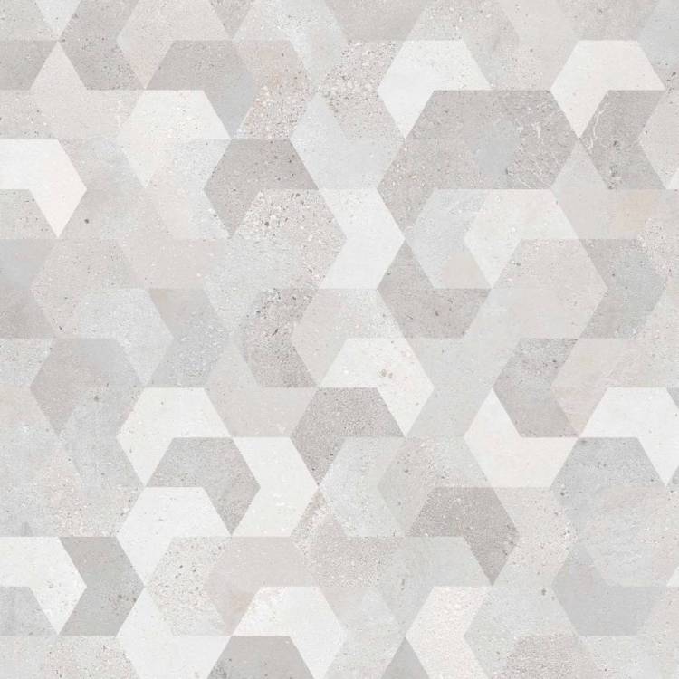 Керамогранит DAKO Chevron E-5017/MR Серый Матовый Рект 60x60