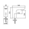 Смеситель для раковины Maretti Sensor SE32SF15 хром фото 3
