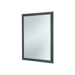 Зеркало Armadi Art Lucido 70x105 глянцевое черное, с подсветкой