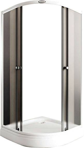 Душевой уголок Arcus AS-301-8 80x80x195, стекла матовые фактурные, с поддоном