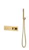 Смеситель для ванны и душа Boheme Fusion Termo 131-SYS-MG с ручным душем, Matt Gold фото 2