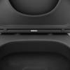Унитаз подвесной Damixa Sirius DX86C1700MBSC безободковый, с сиденьем микролифт, черный матовый фото 6