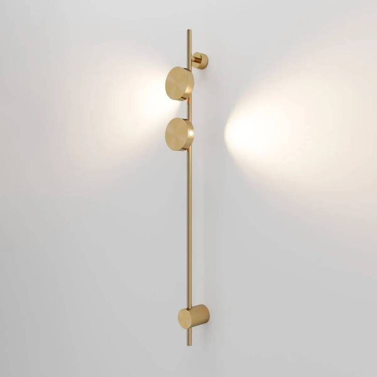 Настенный светодиодный светильник Elektrostandard Illume 40154/LED латунь 3000K