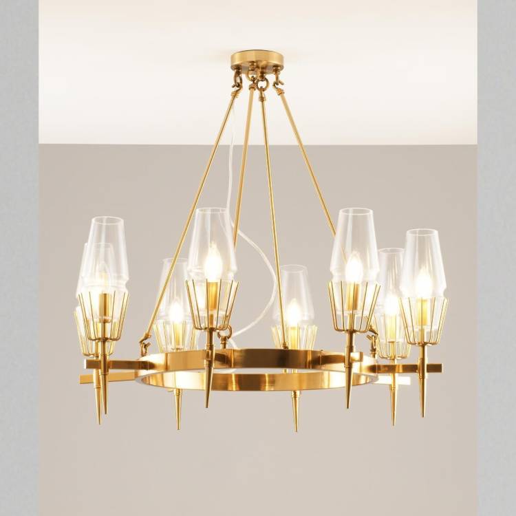 Люстра подвесная на штанге Moderli Stella V10360-8P