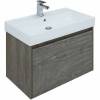 Тумба с раковиной Aquanet Nova Lite 75 245242 подвесная, дуб рошелье