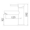 Смеситель для раковины Comforty FC018A-CMT 00004149947 черный фото 8