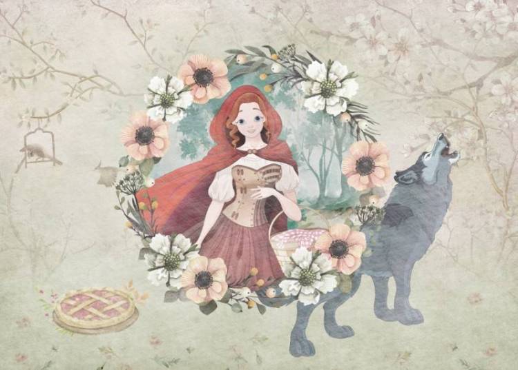 3D Фотообои Artegrafico «Красная шапочка» KID-085 канвас