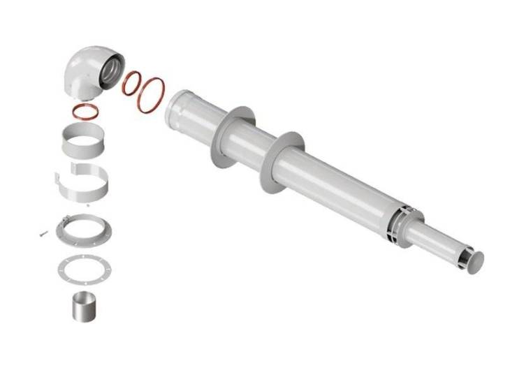 Комплект Royal Thermo коаксиальный универсальный АНТИЛЕД 60/100 - 1000мм