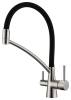 Смеситель для кухни Paulmark Siegen Si213111-BS с гибким изливом, брашированная сталь