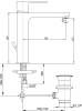 Смеситель для раковины E.C.A. Nita 102188049EX фото 2