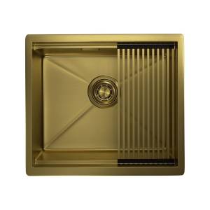 Кухонная мойка Granula Kitchen Space KS-5045U золото сатин