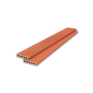 Террасная доска Lecole ДПК Natur+Wide Кирпич 4000x145x25