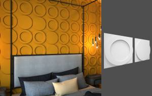 Гипсовая панель Deco Line Modern M-105 B 30x2.5x30