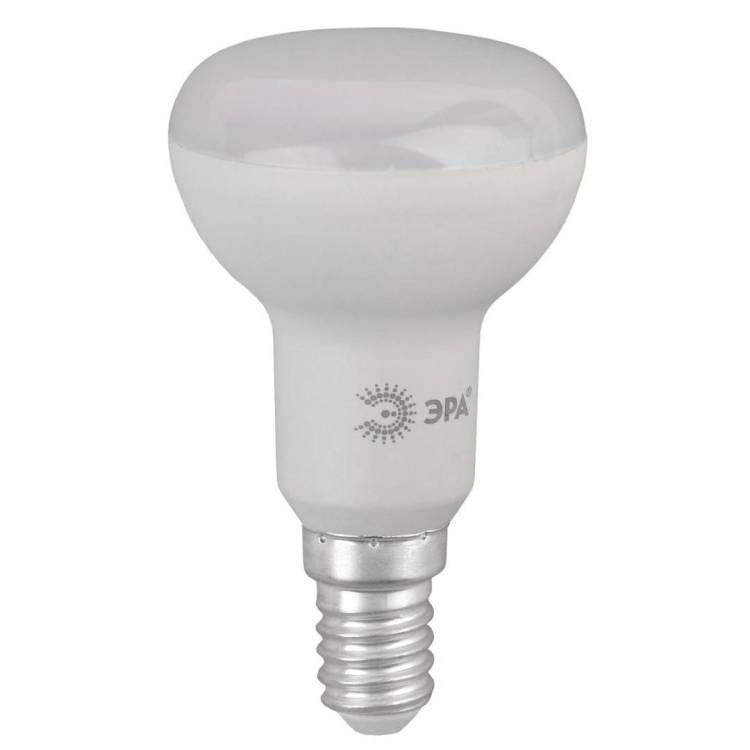 Лампа светодиодная ЭРА E14 6W 2700K матовая LED R50-6W-827-E14 R Б0050699