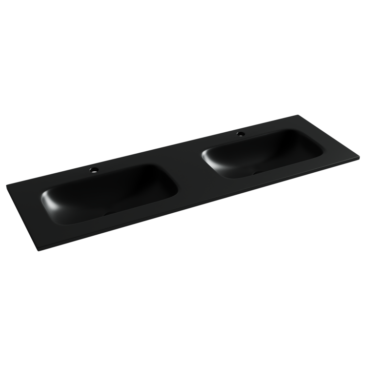 Раковина Ceramica Nova Grace CN7022MB черный матовый, 141x45.7