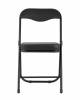 Стул складной Stool Group Джон RS04K-BL/BLPVC обивка кожзам черный фото 2