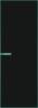 Межкомнатная дверь Profil Doors 1 AGN цвет профиля Зеленый воск, стекло безопасное 4 мм монохром черный 700x2000