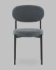 Набор из 4 стульев Stool Group Бриф DD AV 477-F83-K477NEW-9005-K X4 темно-серый, букле фото 3