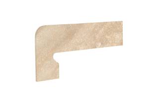 Плинтус Exagres Petra Zanq. Fiorentino Ocre Izquierda левый 39.5x17.5x7.5