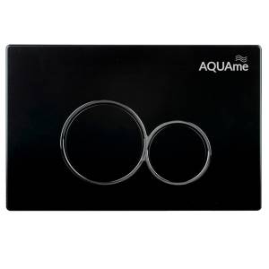 Кнопка смыва AQUAme AQM4101B черный