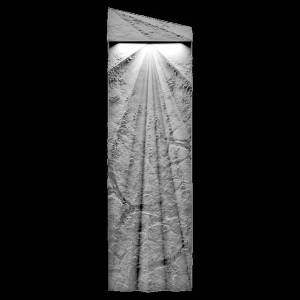 Гипсовый светильник Artpole ML-2R Obsidio Right (нейтральный свет) 20x4.7x75