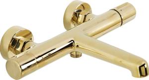 Смеситель для ванны с душем BelBagno Uno VASM ORO