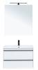 Мебель для ванной Aquanet Lino 80 271955 белый матовый, 1383x800x500 фото 2